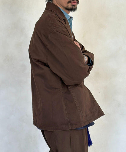 塗料染斜紋 西裝版型 西裝外套