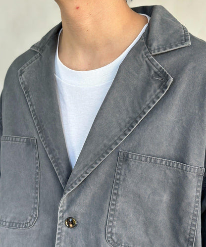 塗料染斜紋 西裝版型 西裝外套