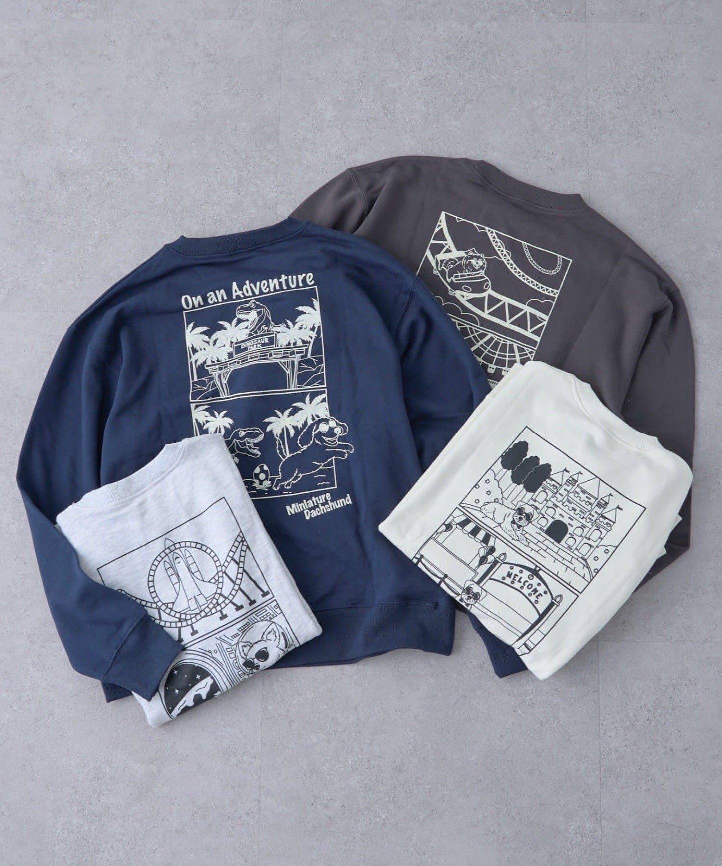 中性 DOGS刺繡Logo印花 衛衣