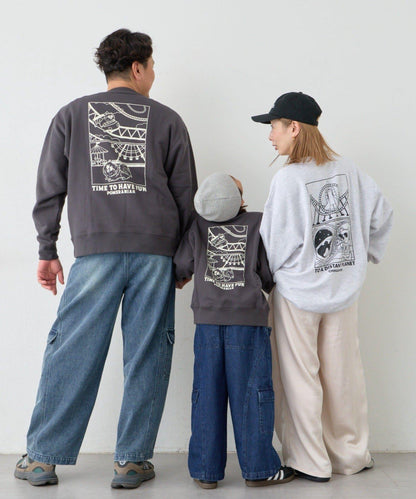 中性 DOGS刺繡Logo印花 衛衣