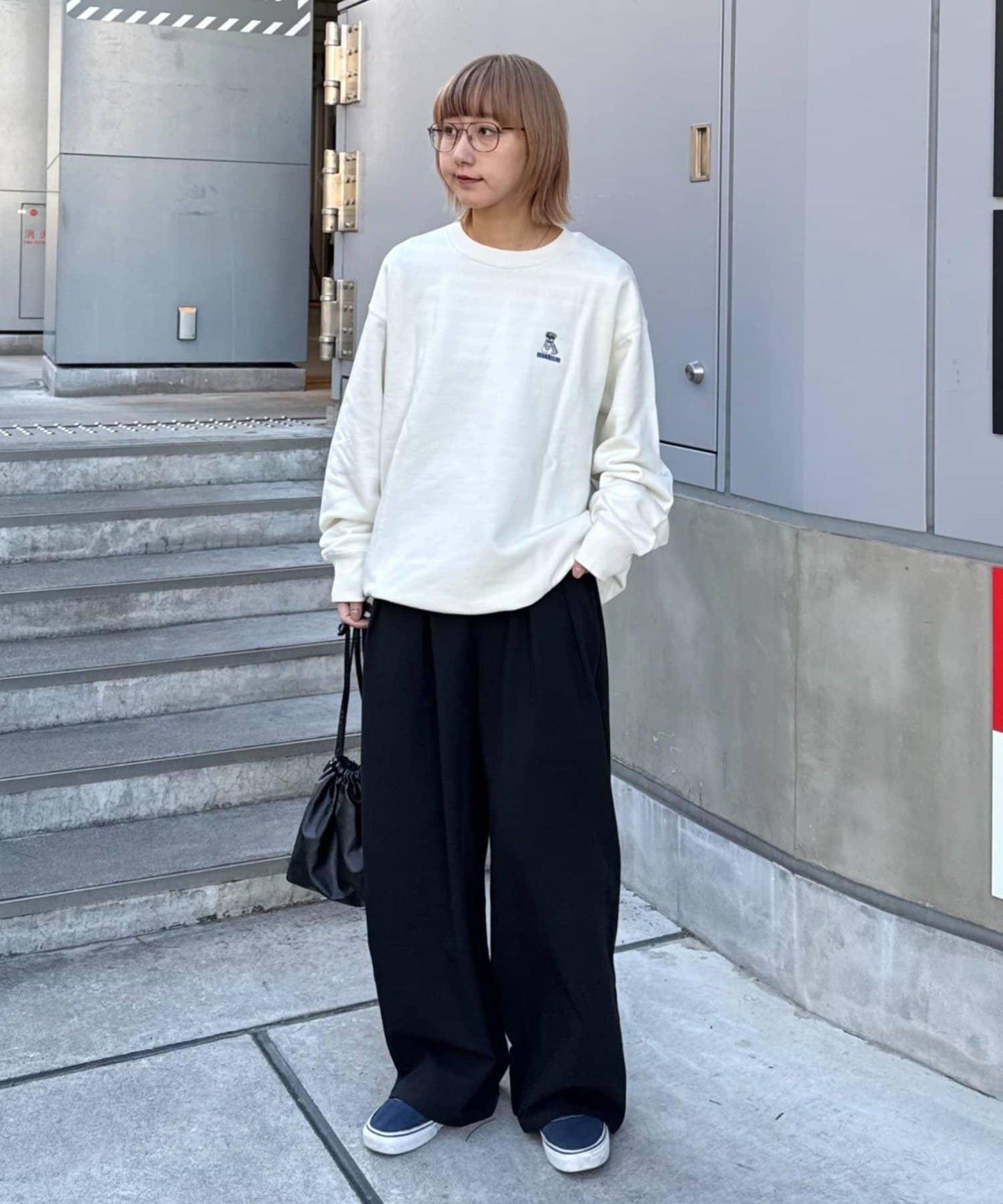 中性 DOGS刺繡Logo印花 衛衣