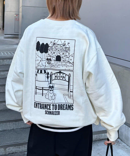 中性 DOGS刺繡Logo印花 衛衣