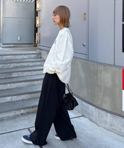 中性 DOGS刺繡Logo印花 衛衣