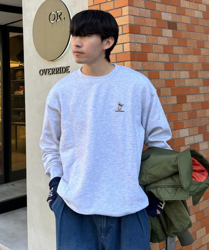 中性 DOGS刺繡Logo印花 衛衣