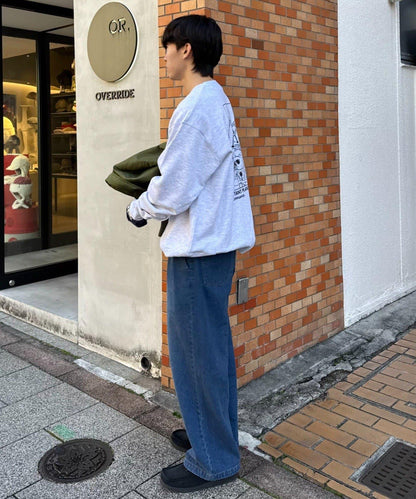 中性 DOGS刺繡Logo印花 衛衣