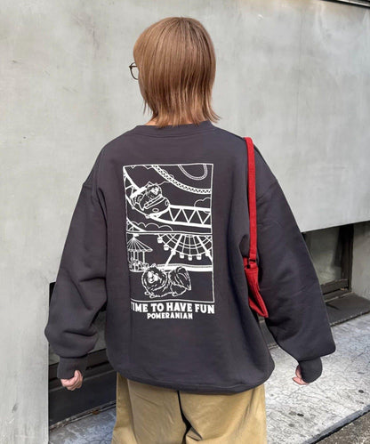 中性 DOGS刺繡Logo印花 衛衣