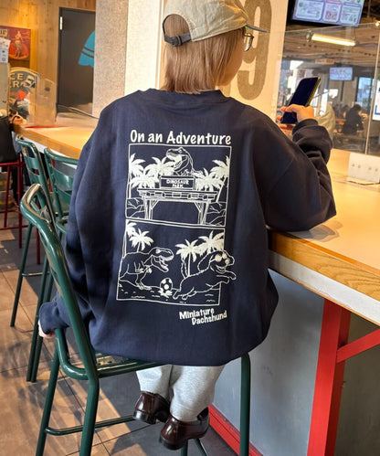 中性 DOGS刺繡Logo印花 衛衣