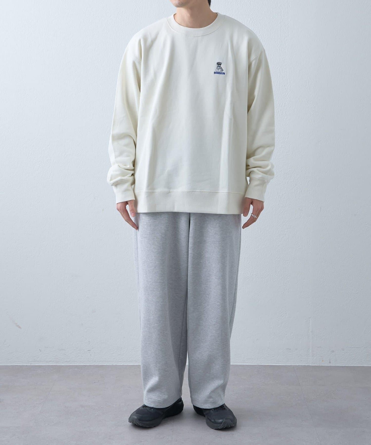 中性 DOGS刺繡Logo印花 衛衣