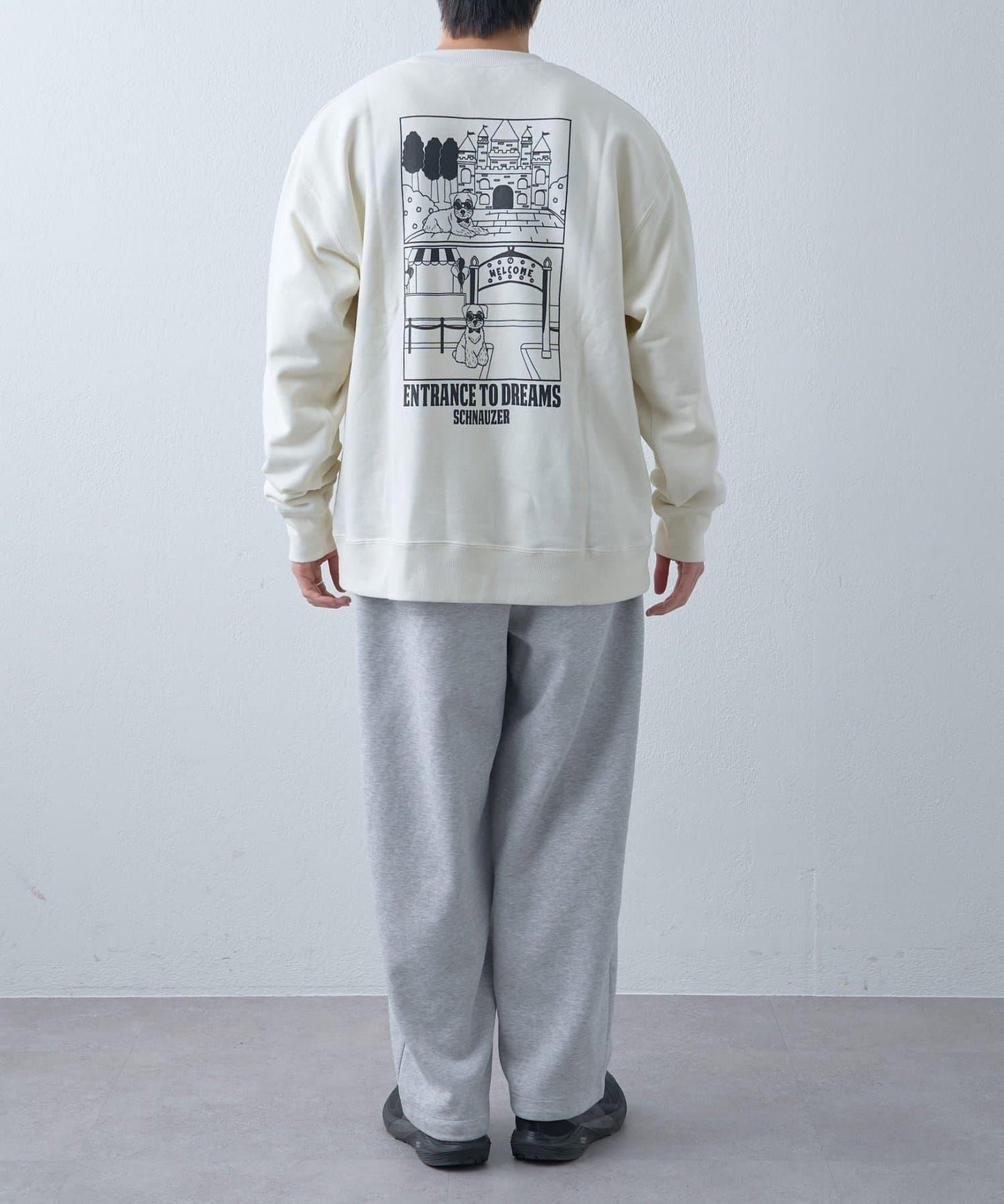 中性 DOGS刺繡Logo印花 衛衣