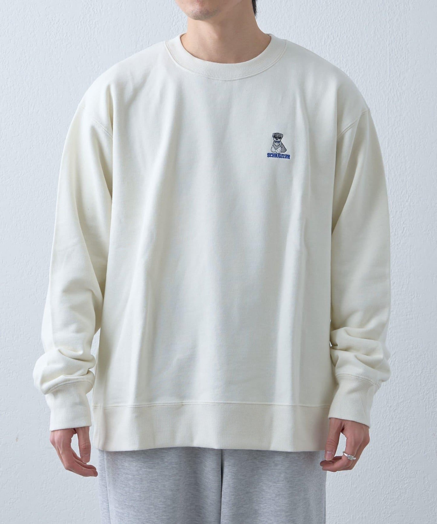 中性 DOGS刺繡Logo印花 衛衣