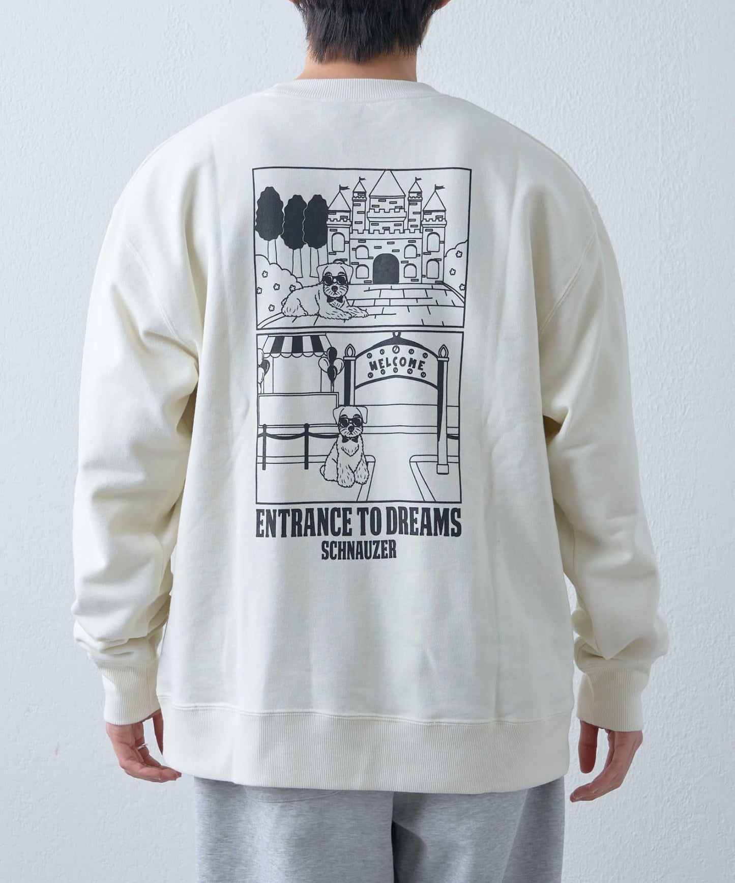 中性 DOGS刺繡Logo印花 衛衣