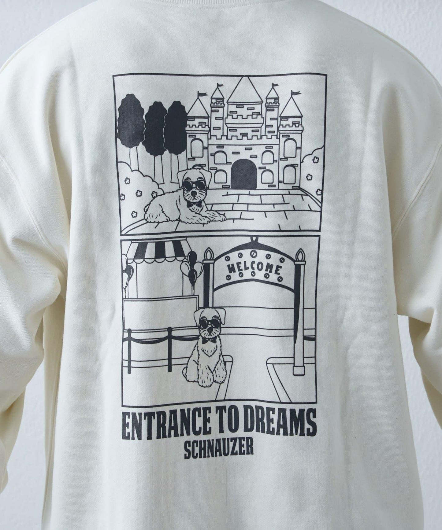 中性 DOGS刺繡Logo印花 衛衣