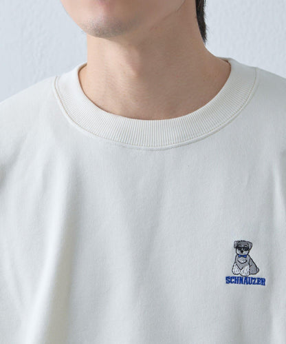 中性 DOGS刺繡Logo印花 衛衣