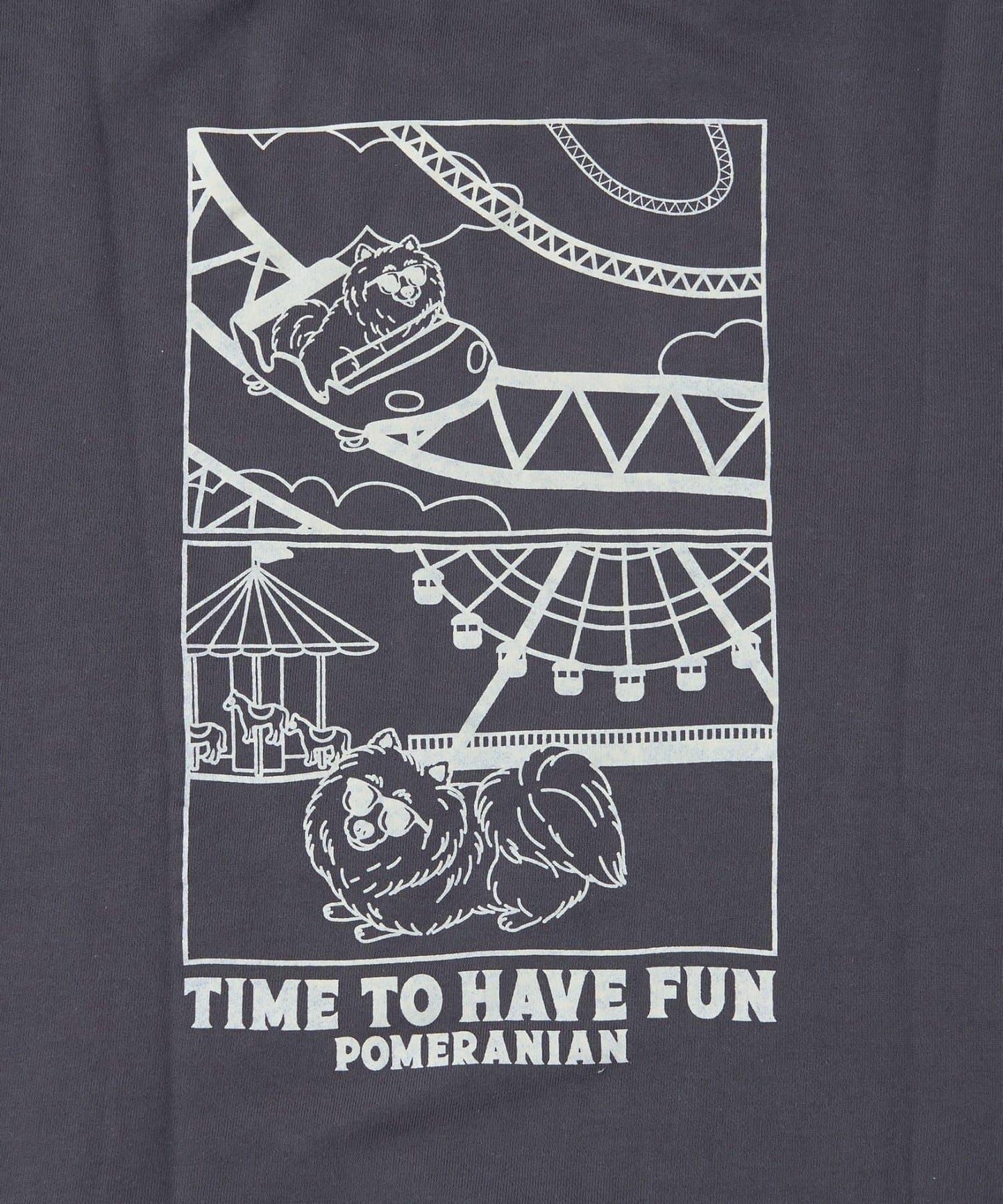 中性 DOGS刺繡Logo印花 衛衣