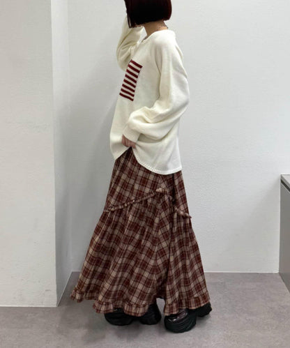 w closet 星條旗圖案針織上衣