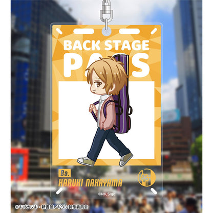 映畫 《GIVEN 被贈與的未來》（GIVEN 被贈與的未來） Q版系列 第1彈 中山春樹 大號後臺通行證風亞克力鑰匙扣