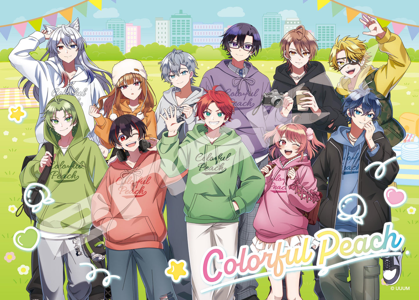 からぴち（七彩桃子） 拼圖 300大塊 300-L701 野餐 1款