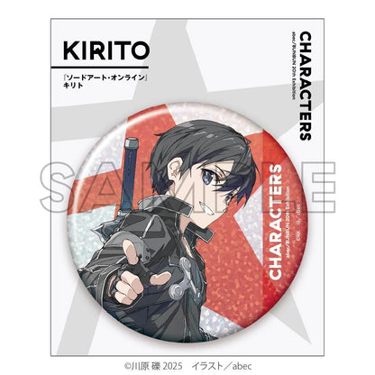 《刀劍神域》（刀劍神域） 20週年展系列 キリト 閃耀大號徽章