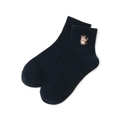 干支圖案中筒襪