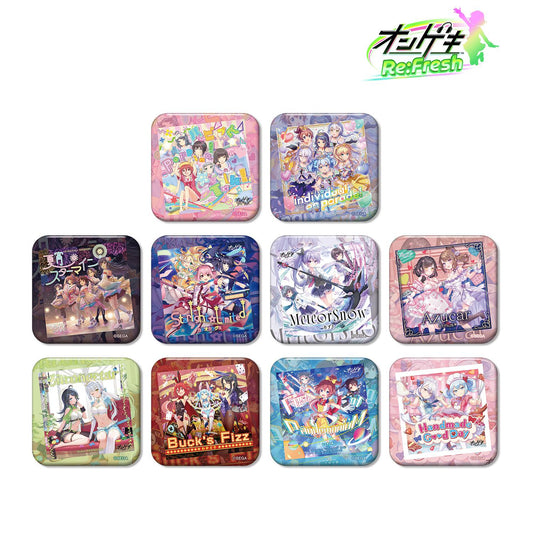オンゲキ Re:Fresh（音擊） 第二彈 隨機圓角方形徽章 完整BOX