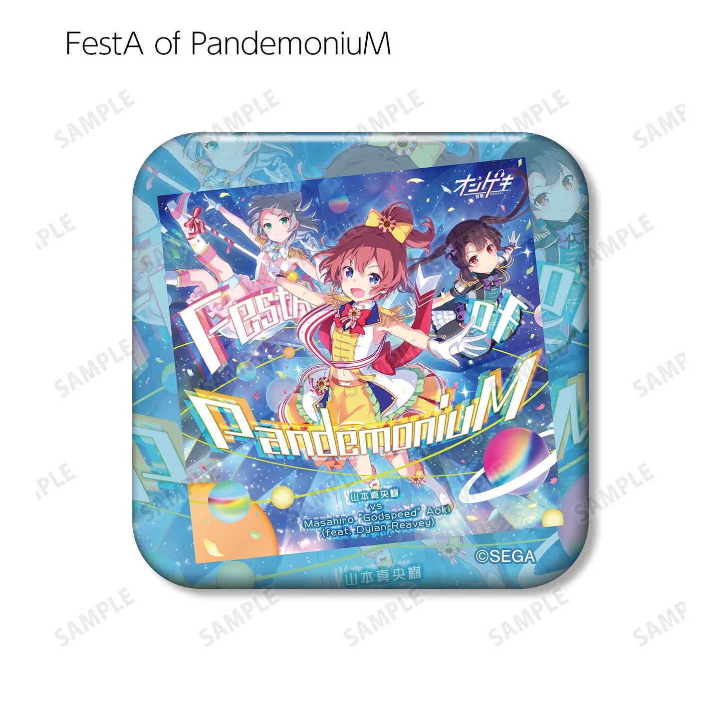 オンゲキ Re:Fresh（音擊） 第二彈 隨機圓角方形徽章 完整BOX