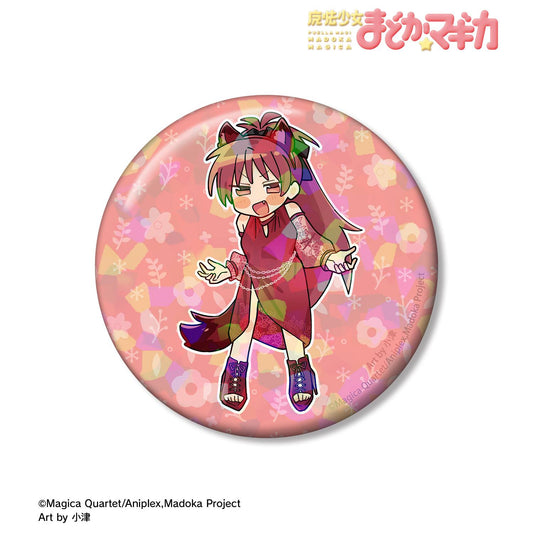 《魔法少女小圓》 原創繪製系列 佐倉杏子 全息75mm徽章 アニマルコーデver. Art by 小津