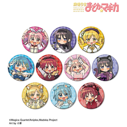 《魔法少女小圓》（魔法少女小圓） 特繪 Art by 小津 亮片徽章 完整盒（10個入）