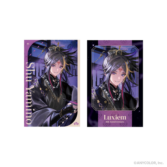 《彩虹社》 Luxiem系列 Shu Yamino 寫真風卡片 2枚套裝