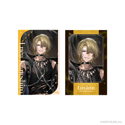 《彩虹社》 Luxiem系列 Luca Kaneshiro 寫真風卡片 2枚套裝