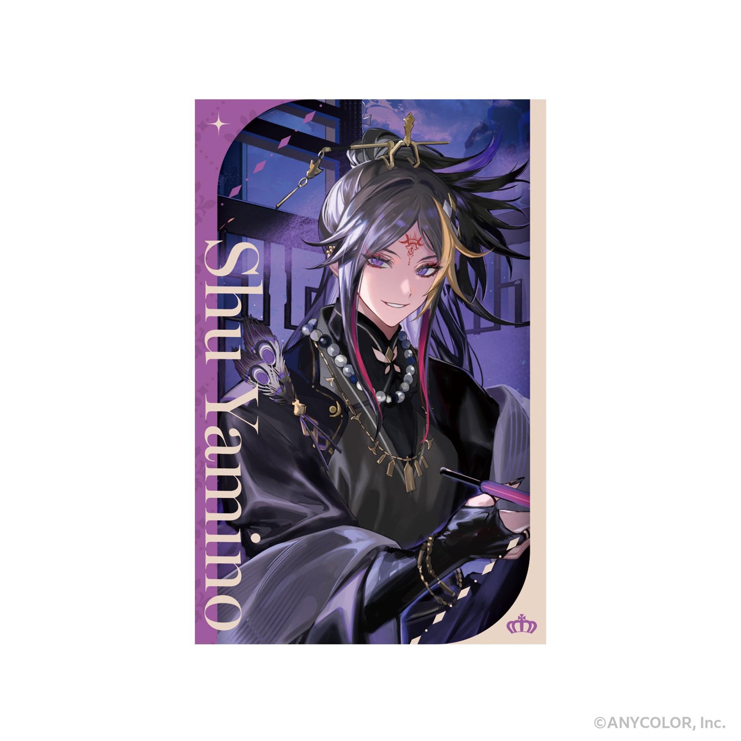 《彩虹社》 Luxiem系列 Shu Yamino 寫真風卡片 2枚套裝