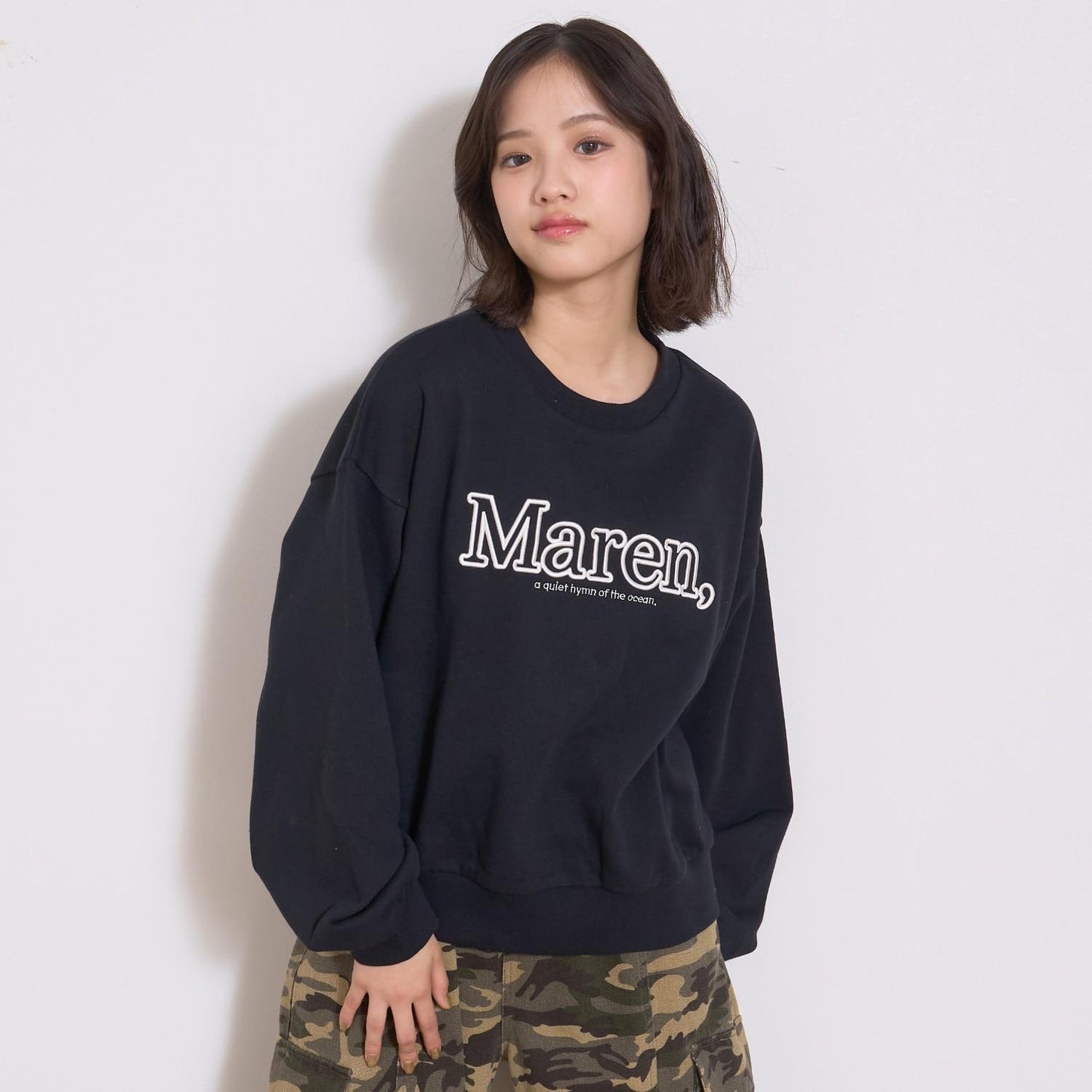 基礎款 立體LOGO刺繡 衛衣