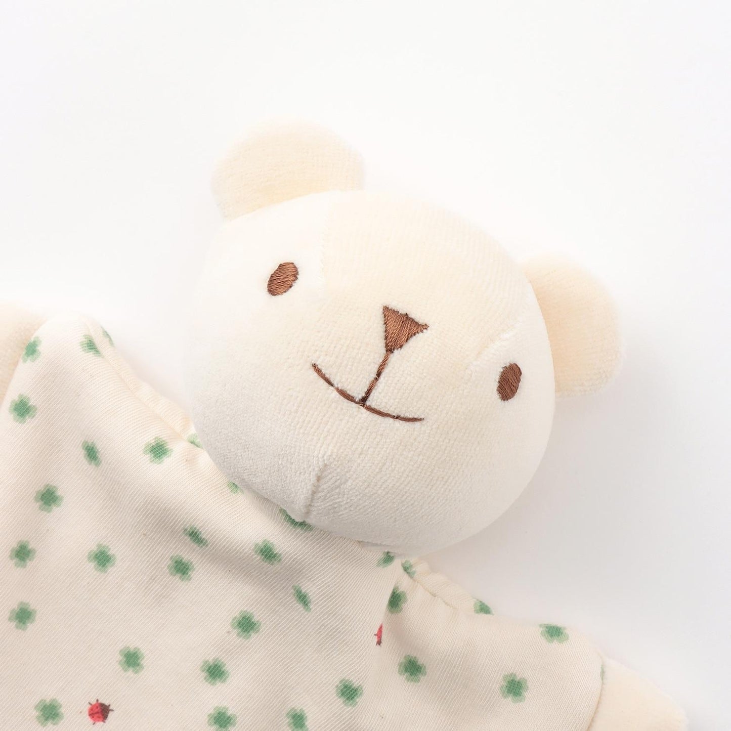 四葉草迷你熊造型 有機材質 日本製 手偶