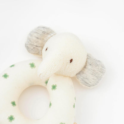 有機 日本製 BASIC 大象造型 環形搖鈴