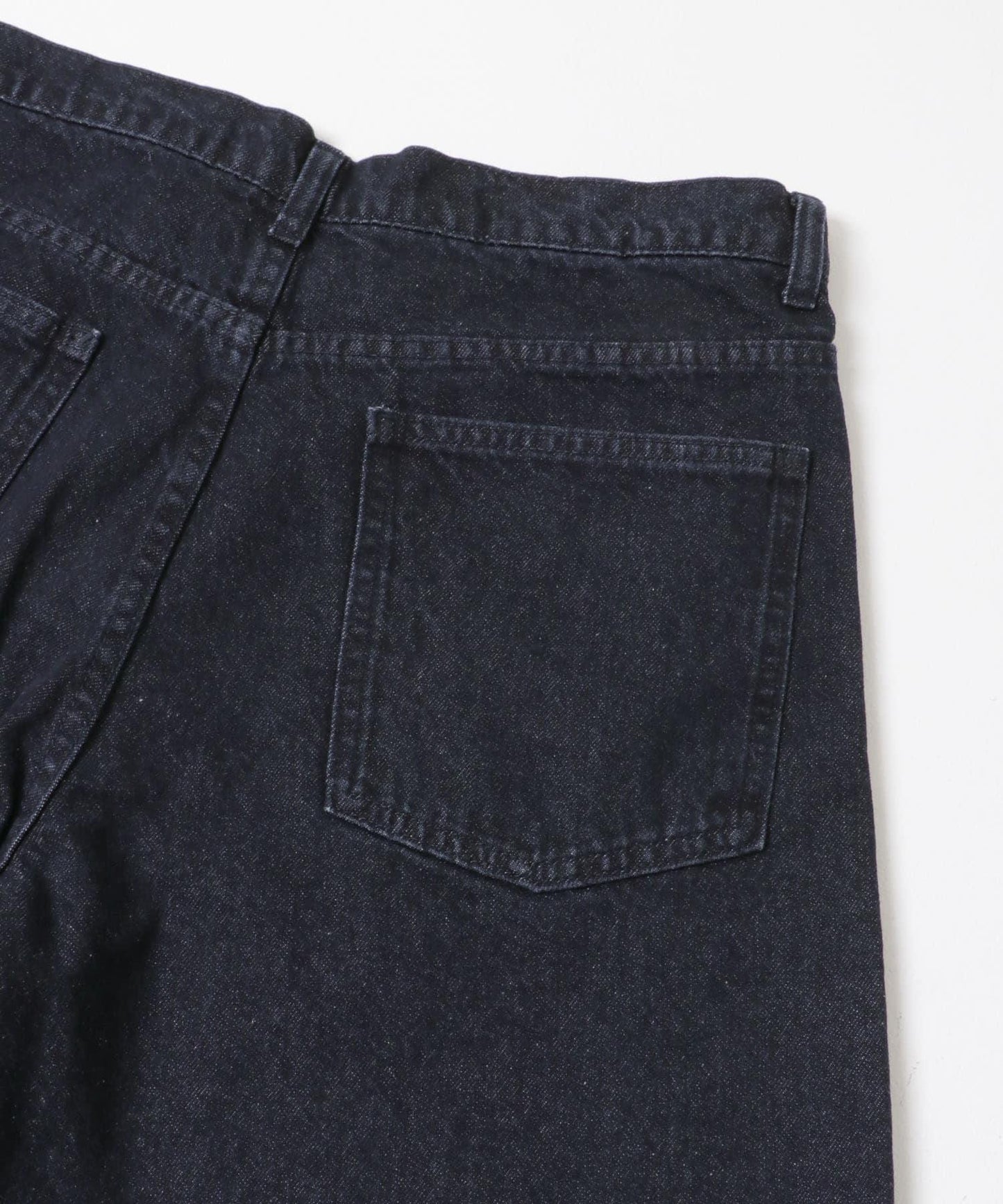 復古風牛仔寬腿褲