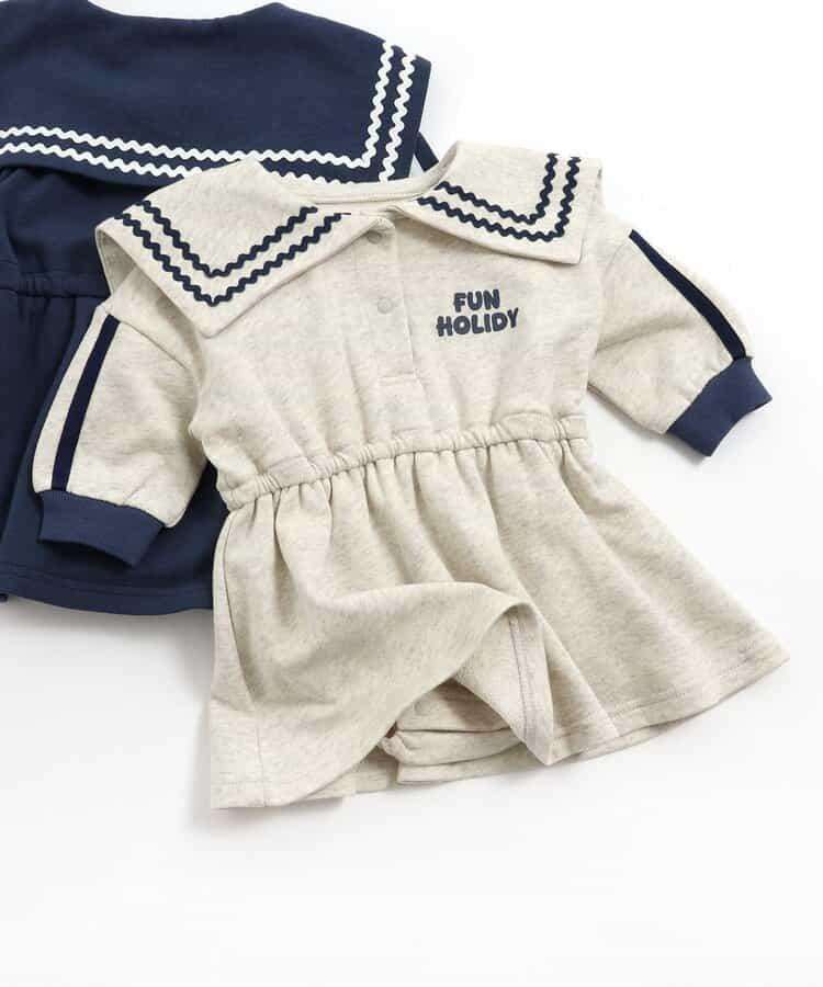 リンク 水手風毛圈連體衣