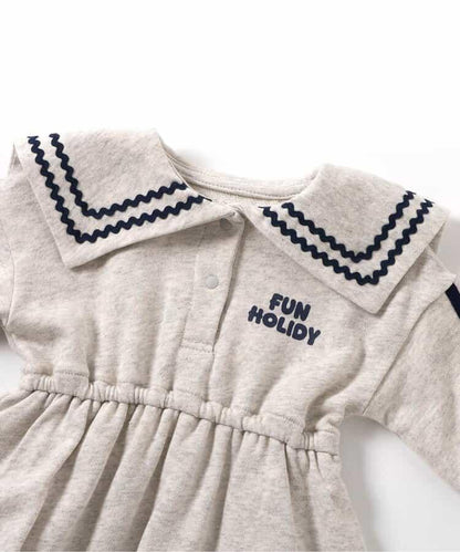 リンク 水手風毛圈連體衣