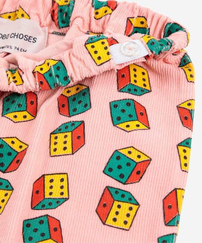 滿印Dices圖案 嬰童長褲