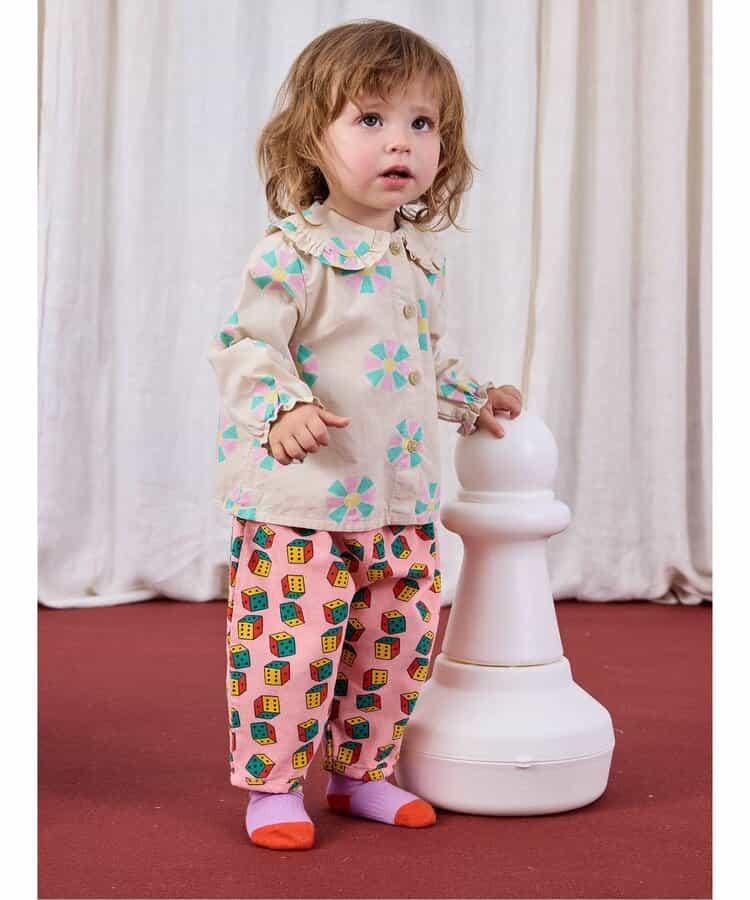 滿印Dices圖案 嬰童長褲