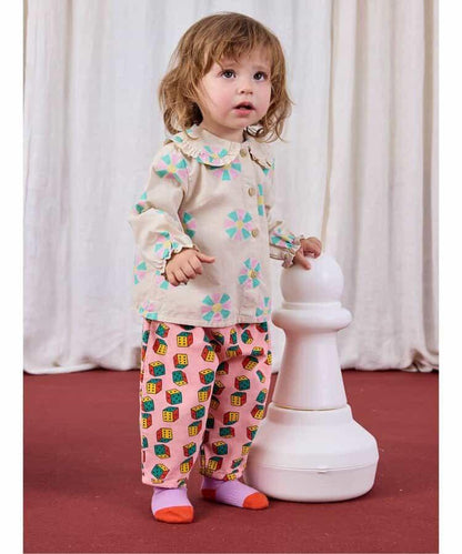 滿印Dices圖案 嬰童長褲