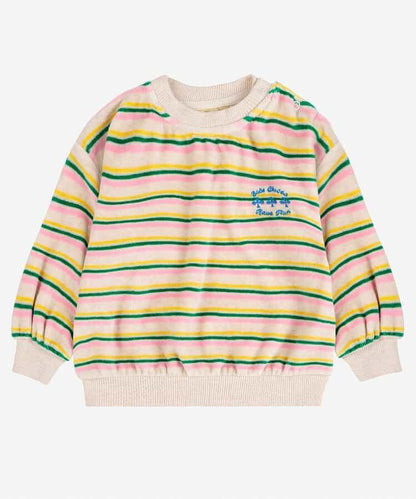 條紋圖案嬰兒衛衣