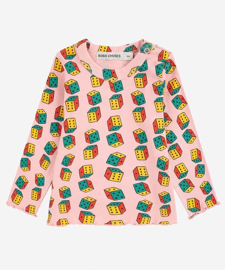 Dices 長袖嬰兒款T恤