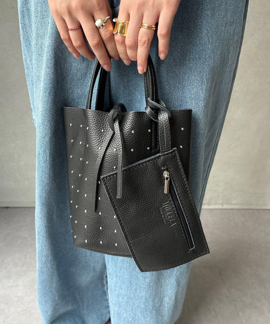 鉚釘設計 迷你托特包（線上）