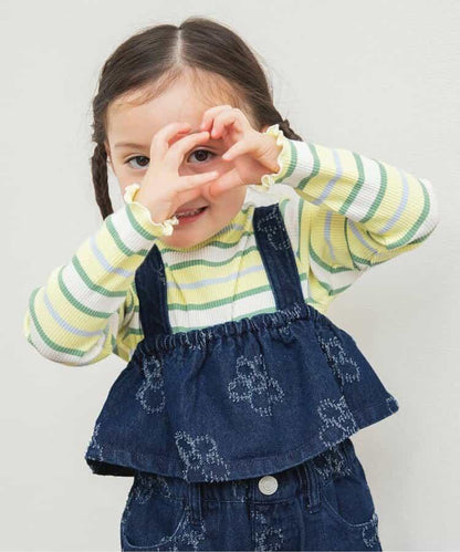 花卉牛仔設計 背心上衣