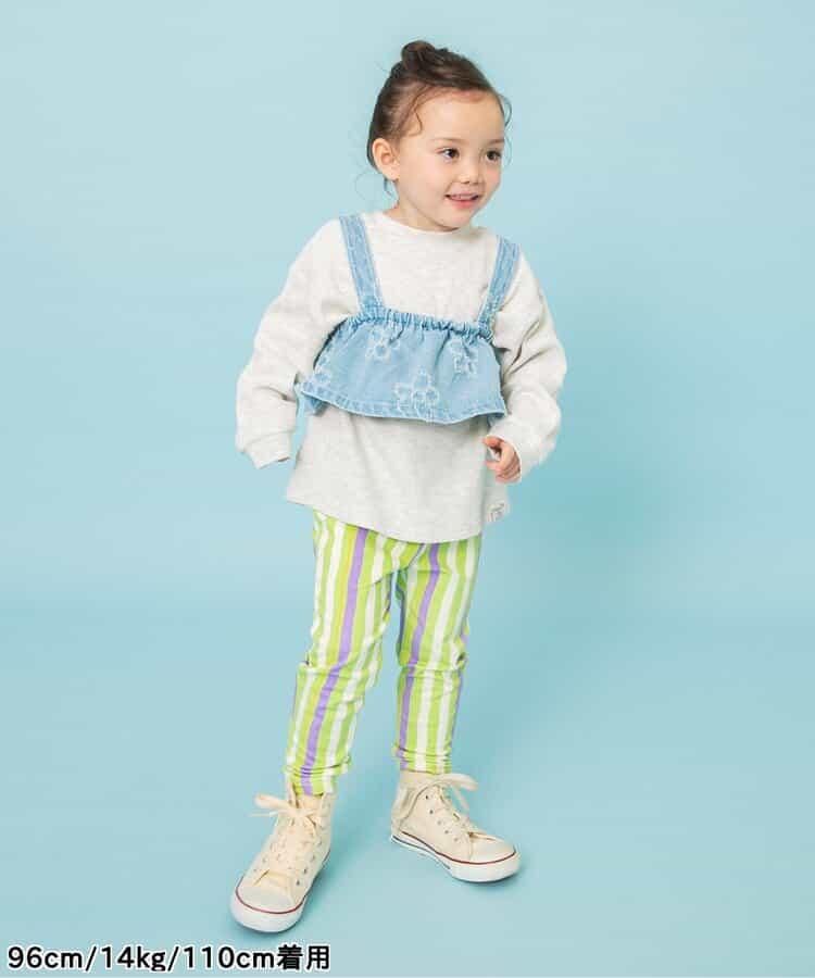 花卉牛仔設計 背心上衣