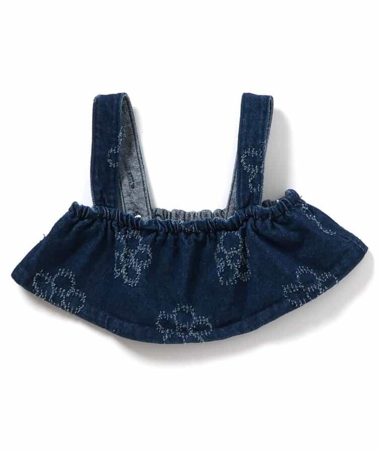 花卉牛仔設計 背心上衣