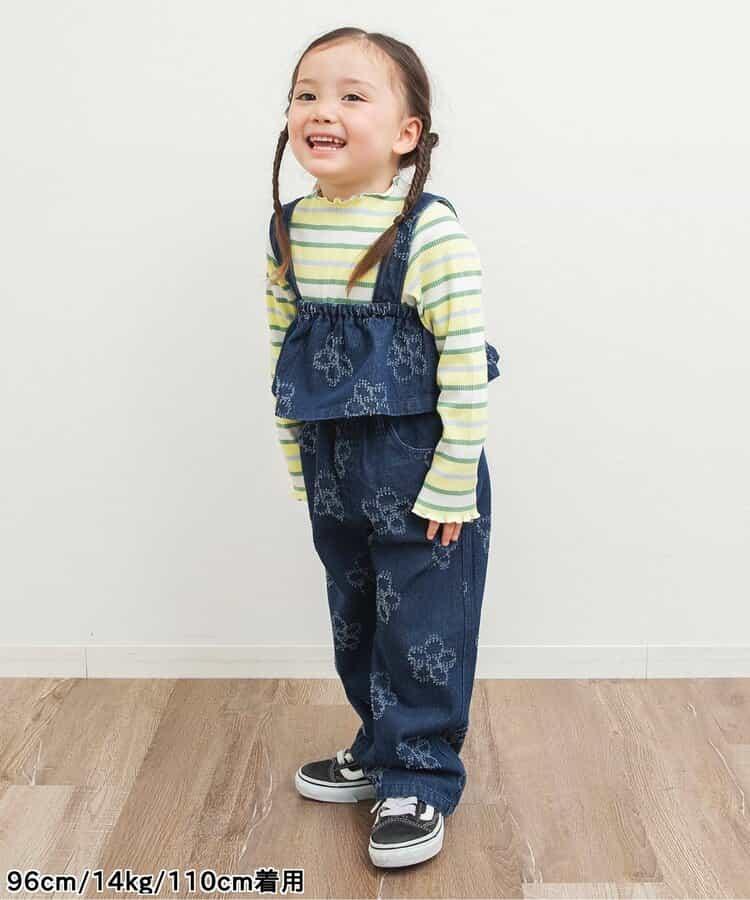 花卉牛仔設計 背心上衣