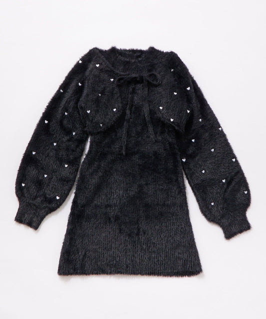 Valentine Collection 心形刺繡 針織連衣裙