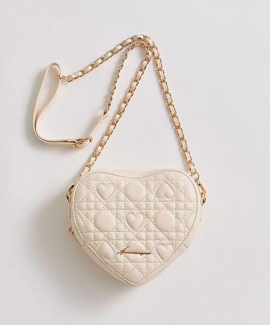 Valentine Collection Aimerianejoie 心形絎縫單肩包