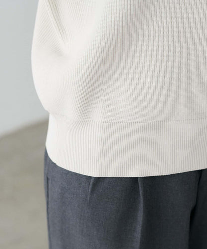 袖裡配色 前後雙穿 羅紋針織 針織上衣