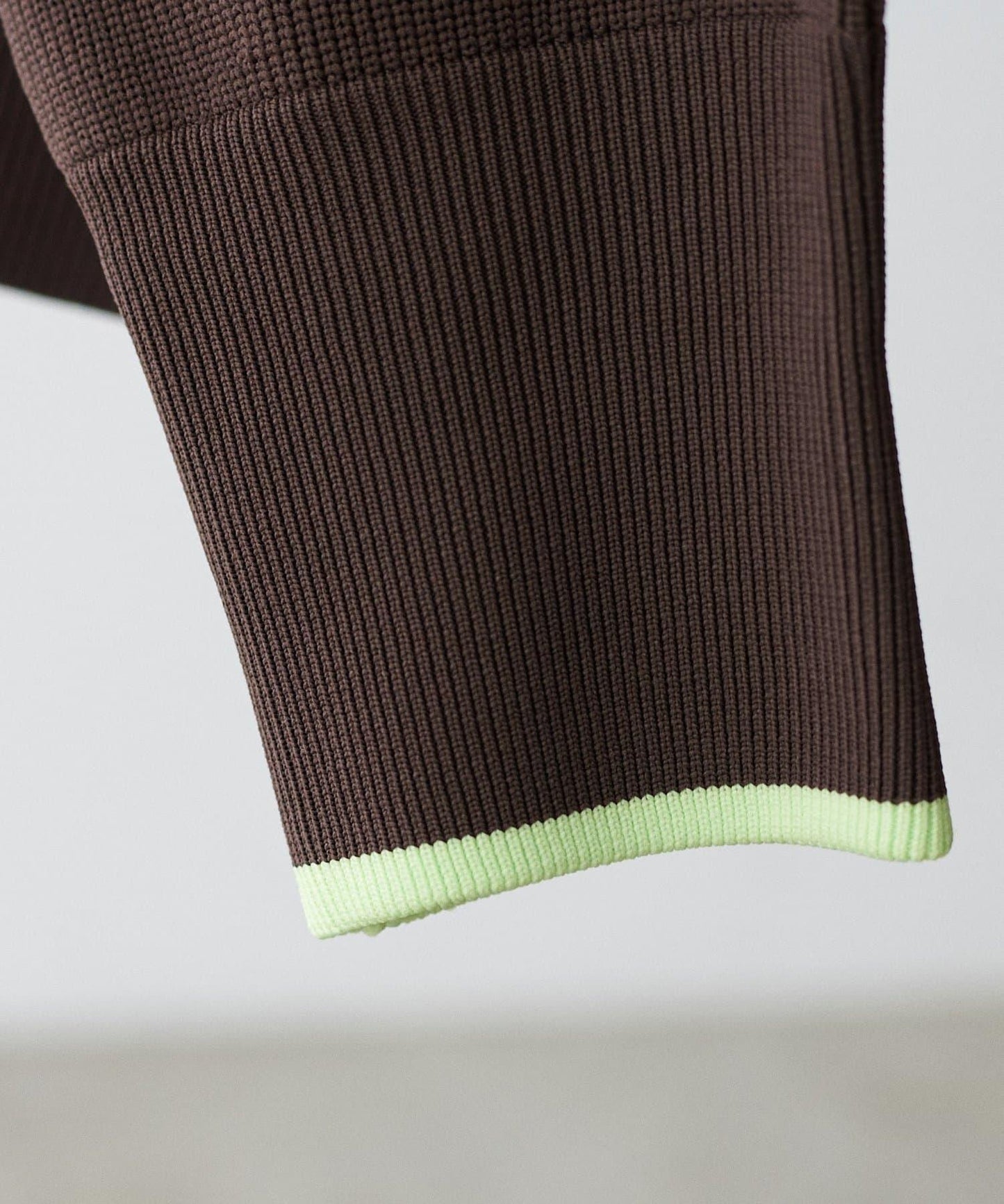 拼色金色紐釦針織開衫